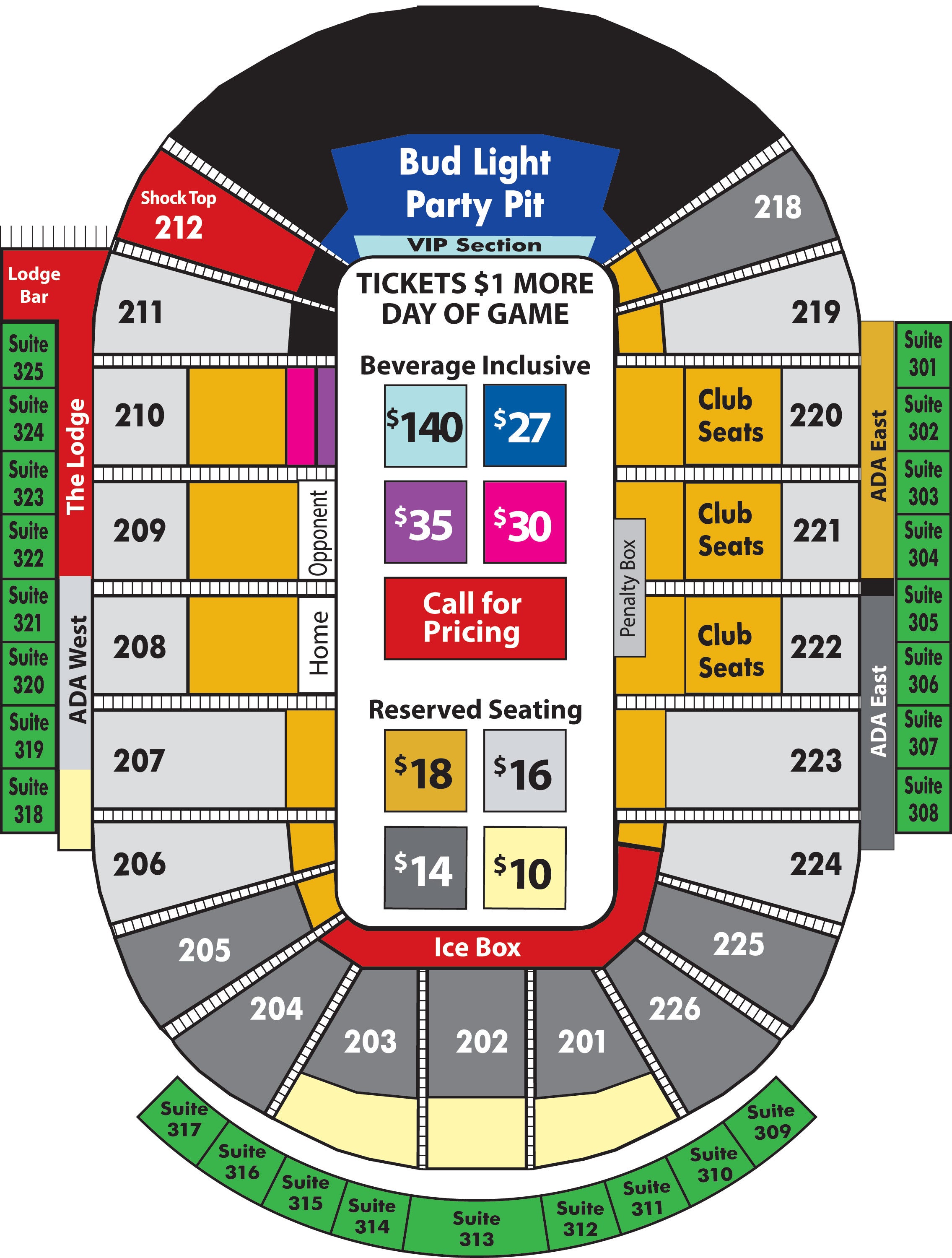 Weidner Center Seating Map Elcho Table