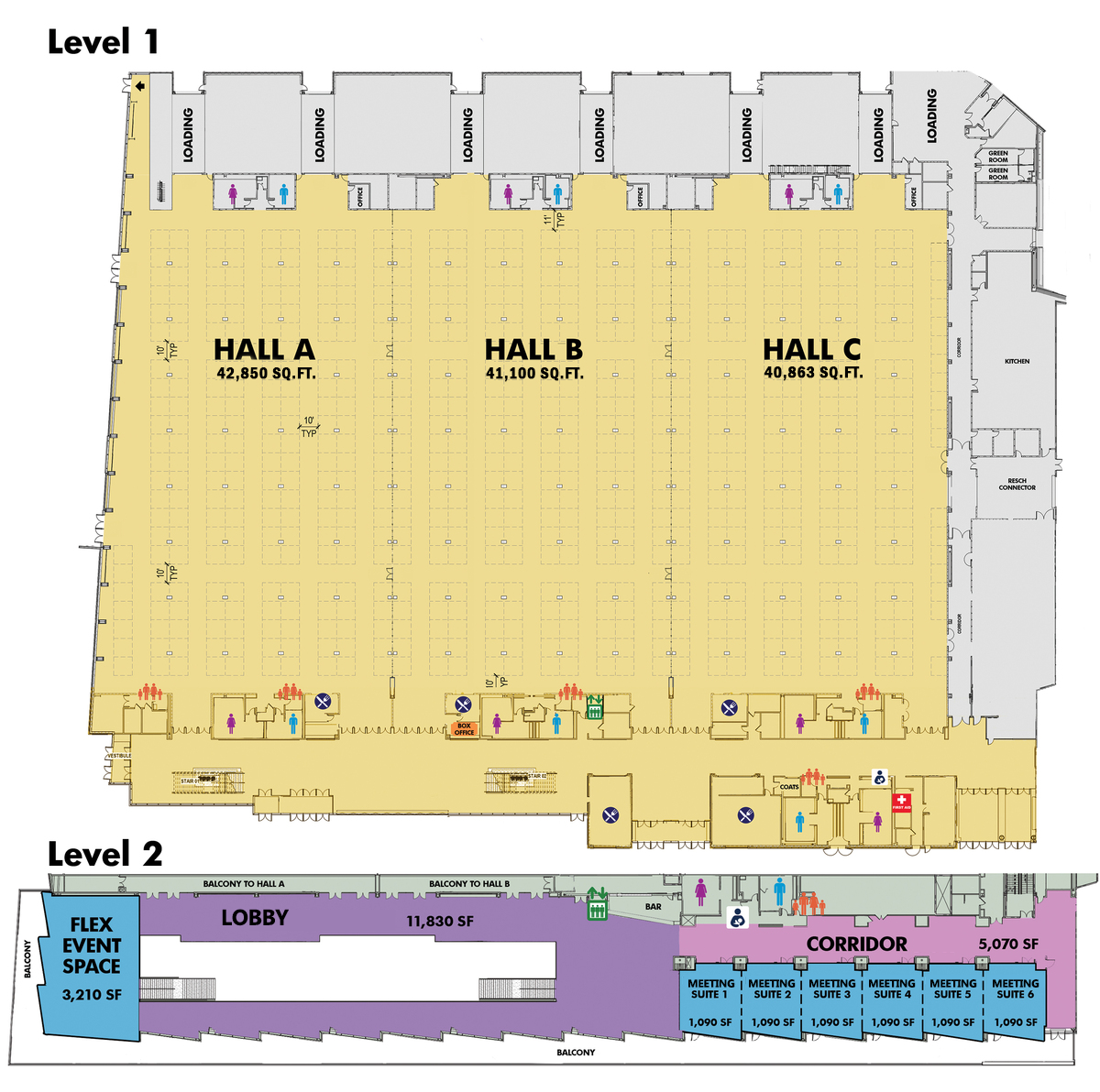 Seating Maps  Resch Complex