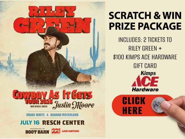 Riley Green Scratch and Win