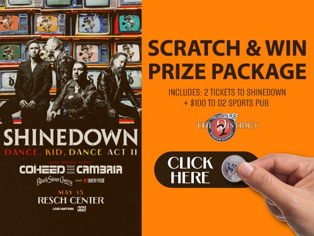 Shinedown Scratch & Win Contest